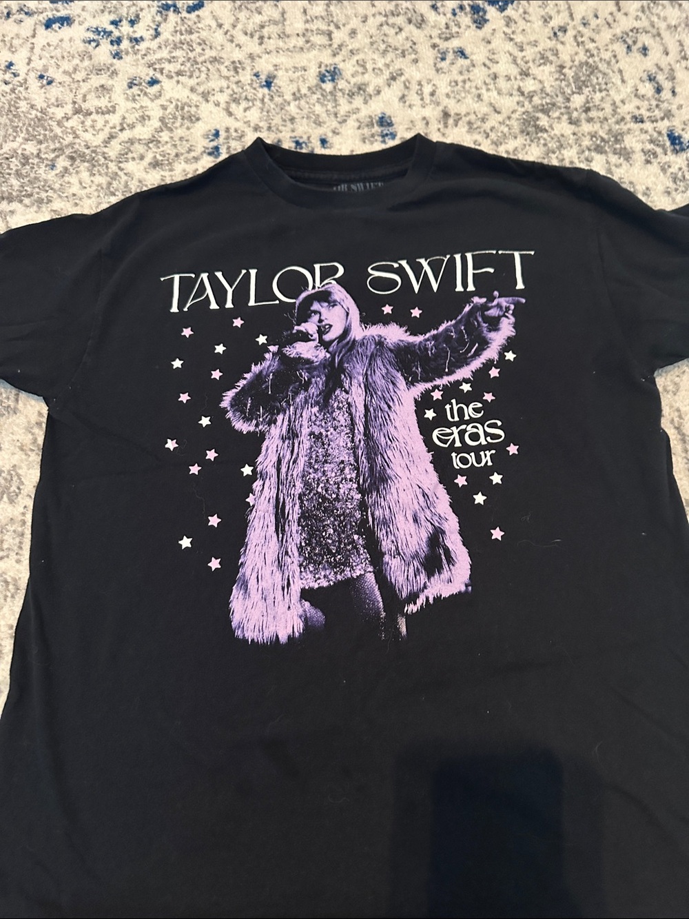 Taylor Swift Eras Tour Black Tee